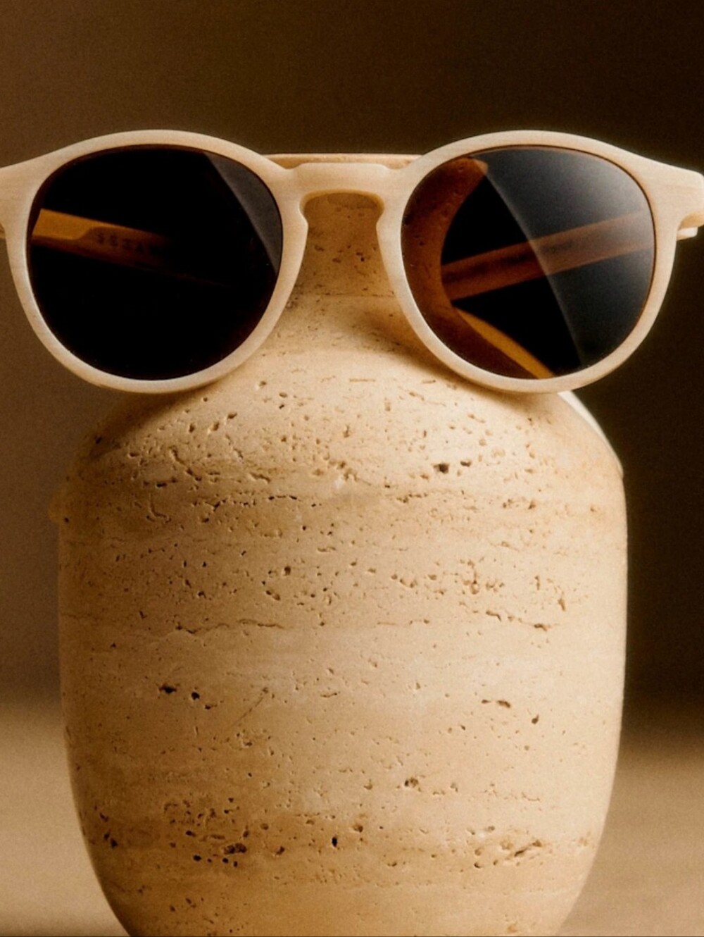 Sezane Penelope Sunglasses Ecru